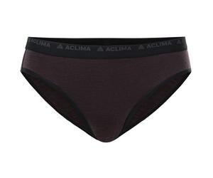Aclima - Women's Lightwool 140 Briefs - Sous-vêtement mérinos - S - chocolate plum