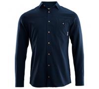 Aclima - Woven Wool Shirt - Chemise - S - navy blazer