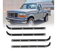 ACLONG Kit de joints d'étanchéité en feutre pour fenêtre avant intérieure et extérieure compatible avec Ford F-150 F-250 F-350 Bronco 1987-1996-4 pièces