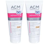 ACM Depiwhite M SPF 50+ teintée dorée Maquillage 2x40 ml