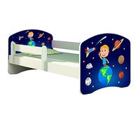 ACMA Lit enfant Bébé TIROIR MATELAS GRATUITE BLANC II (22 Cosmos, 140x70 cm)