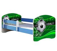 ACMA Lit Enfant Bébé TIROIR Matelas sommier Gratuite Bleu Meubles pour Enfants II (14 Goal, 160 x 80 cm)