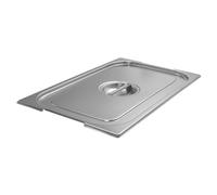 AcMax Couvercle GN 1/1 pour récipient GN avec poignée tombante, en acier inoxydable Gastronorm