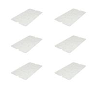AcMax Lot de 6 égouttoirs en polycarbonate pour récipient gastronorme GN 1/1 Gastronorm