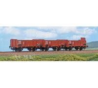 Acme 45183 Set Trois Wagon Parois Type L Avec et Sans Guérite FS Marquage Europ