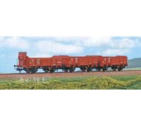 ACME 45184 Ensemble De Trois Chariots À Flancs Type L Avec Et Sans Guérite FS