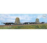 Acme 45191 - H0 1:87 - Ensemble De 2 Wagons Marchandises Uai FS Avec Cargaison