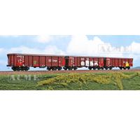 ACME 45199 DB CARGO Ensemble De Trois Wagons Tamns895 Avec Pièces Et Graffitis