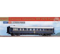 Acme 51071 voiture Restaurant FS Ciwl Wr 2970 " Pistoia " Ans '70 Échelle H0 1:8
