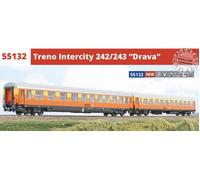 Acme 55132 Ensemble De 2 Voitures Jz Ic Venezia-Budapest " Drava En Échelle H0 1