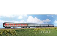 ACME 55343 Lot de 4 voitures passagers DB, HO 1:87, « Popfarbe Zug », DC