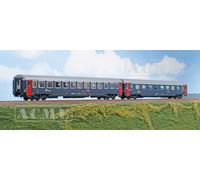 ACME 55361 Set Z1 2A ran Confort Livrea “IC Notte” Bleu Sans Bande Rouge