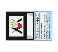 ACME LABS Hunter x Hunter Autocollant pour Cartes de Crédit et Bancaires, Motif Étoiles, Dessin Animé HxH, Bleu, Large Chip, Moderne