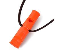 ACME Sifflet double ton pour chien No. 641 - Double sifflet professionnel avec 2 sons et bracelet en cuir gratuit - Fréquence standardisée (DG Orange)