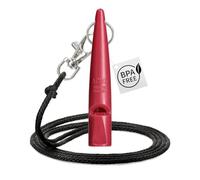 ACME Sifflet pour chien n° 210,5 original fabriqué en Angleterre avec instructions (français non garanti) et cordon noir - Pour une éducation réussie des chiens et un rappel fiable (fuchsia)
