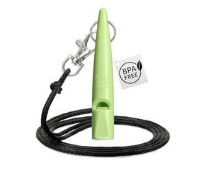 Acme - Sifflet pour Chien n° 210,5 + Cordon de sifflet d'origine Angleterre Idéal pour l'entraînement canin, matériau Robuste, fréquence Standard, Signal Haute et Haute portée (Vert Clair)