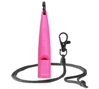 Acme Sifflet pour Chien n° 210,5 (Mise à Jour 2023) avec Bande de sifflet en Noir Mat | Alpha | Idéal pour Le Rappel | Grande portée | Fréquence standardisée (DG Pink)