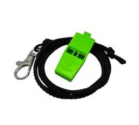 ACME Tornado No. 636 Sifflet d'urgence silencieux avec cordon pour l'extérieur, la randonnée et la sécurité (DG Green)