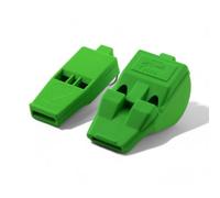 ACME Tornado Slimline N° 636 et Tornado No. T2000 Lot de 2 sifflets extrêmement puissants, approuvés Solas & Mountain Rescue (vert signal)