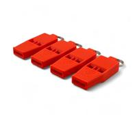 ACME Tornado Slimline No. 636 Lot de 4 sifflets de signalisation extrêmement puissants, certifiés Solas & Mountain Rescue