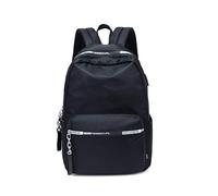 Acmebon Sac à dos pour étudiantes Sac à dos classique de couleur vive Sac simple et casual Noir