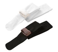 ACMEDE 3-12 ans Collants d'hiver de filles épais en molleton Gris Leggings doublé d'uniforme scolaire collants polaire fille Noir filles Pantalon Thermiques Bas Performance Danse Collant Blanc