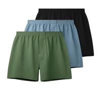 ACMEDE Caleçon Lâche Boxer Homme Caleçon Flottant S-XXL Boxer Americain Hommes Doux et Respirant Caleçon sous-vêtements Hommes Décontractés Calecon Homme Poids 40-95kg
