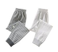 ACMEDE Caleçons Longs en Coton Thermique garçons, Lot de 2 Leggings côtelés Filles Pantalons Thermiques Automne Printemps Leggings Adolescents sous-vêtements Thermiques Hauteur 73-160cm