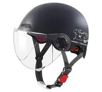 ACMEDE Casque Vélo Électrique Adulte Casque Skateboard avec HD visière Casque pour Trottinette, BMX, Skateboard, vélo électrique, Casque vélo Hommes Femmes Adultes Adolescents 54-60CM