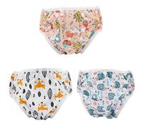 ACMEDE Couche Piscine Lavable Couche de Bain BéBé 0-2 An Maillot Couche Piscine Imperméable Réutilisable Anti-fuite Couche de Bain Bébé (style 1)