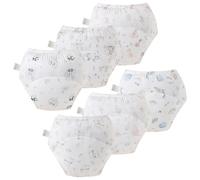 ACMEDE Culottes d'apprentissage de la propreté Lavables et réutilisables, lot de 6 Culotte Apprentissage Propreté Garcon pour bébés filles et garçons 3 mois -3 ans, Poids 4-19 kg