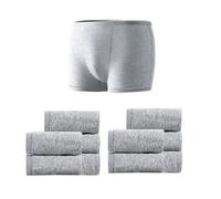 ACMEDE Lot de 10 Boxers jetables pour Homme X-4XL, 100% Coton, Culottes Caleçons sous-vêtements jetables pour hôpital, Voyage Vacances Spa Massage Fitness hôtel-Emballage Individuel, 45-95KG