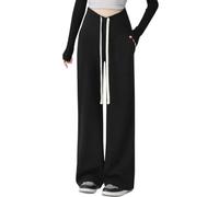 ACMEDE Pantalon de maternité Jambes Larges pour Les Loisirs et la Grossesse, Femme Pantalon Grossesse été décontracté Long avec Poches pour Femmes Enceintes