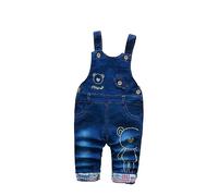 ACMEDE Salopette en Jean pour Bébé fille garçon 6 mois-24 mois,Pantalon en Jean Doux pour Tout-Petit 2 ans-3 ans Ourson mignon Denim vêtements Barboteuse Une pièce