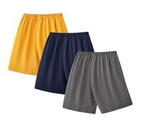 ACMEDE Short d'été Décontracté Enfants 1-11 Ans, 3PCS Filles Pantalon Court Large Élastique, Casual Bermuda Basics Shorts en Coton Garçon, léger et décontracté