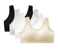 ACMEDE Soutien Gorge Fille 10-14-16 Ans Soutiens-Gorge de Sport Fille Brassières avec Coussinets pour Adolescentes Soutien-Gorge Fille Bralette d'entraînement Bustier Fille 66-130 LB