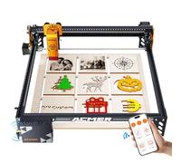 ACMER Découpeuse laser P1 S PRO 6 W pour débutants, machine de gravure laser 6 W, outil de gravure laser 380 x 370 mm, pour métal, verre et bois
