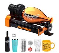 ACMER M4 Rouleau rotatif laser rotatif à axe Y 360° avec espace de gravure de 3 à 150 mm, pour objets cylindriques et bagues, convient pour ACMER et la plupart des graveurs laser