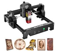 ACMER S1 3,5 W Machine laser de gravure et de découpe pour débutants, graveur laser de haute précision 0,04 mm, coupe laser 10 000 mm/min pour bois, acrylique, zone de gravure 130 x 130 mm