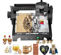 Acmer S1 Graveur Laser, DéCoupeuse Et Graveuse Laser Haute PréCision 2500 MW, Surface De Travail Portable 130 X 130 MM Convient Au Bois Et à L'Acrylique Foncé, Machine De Gravure Laser DIY