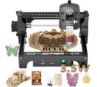 Acmer S1 Graveur Laser, DéCoupeuse Et Graveuse Laser Haute PréCision 3500 MW, Surface De Travail Portable 130 X 130 MM Convient Au Bois Et à L'Acrylique Foncé, Machine De Gravure Laser DIY
