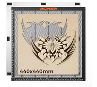 Acmer Table en nid d'abeille pour machine à graver laser, 440 x 440 mm, pour S2/P1 S PRO/Swift/T1, table de travail laser en nid d'abeille, protection de table avec plaque en aluminium, compatible