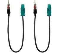 Acmerota 2 adaptateurs d'antenne audio Fakra vers Din ISO pour autoradio, compatibles avec les antennes FM, la radio DAB et la radio FM, câble ISO pour BMW série 1 (2008), série 3 (2002-2007)