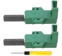 Acmerota 371202407 Paire de brosses en carbone pour Beko pour Candy pour Hoover Machines à laver/Lave-linge séchants, Brosses en carbone pour remplacer L24MF7 371202410 371202402 371202405