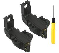 Acmerota 49018683 Ceset balais de charbon moteur pour Hoover Dynamic Next AAA140 AB105001 AB110001 pour Candy pour Bosch pour Hotpoint machine à laver remplacer 49018683 92126721 balais de charbon