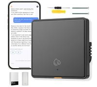Acmerota Chauffe-eau Electrique Interrupteur intelligent 20A 4000W WiFi Interrupteur pour Chauffe-eau Electrique avec statistiques de consommation électrique de l'assistant AI, noir
