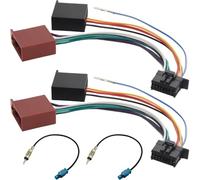 Acmerota Faisceau de câbles d'autoradio 16 broches Adaptateur radio ISO pour Pioneer DEH AVH MVH AVIC 2003 et suivants Câble adaptateur d'autoradio ISO Connecteur 16 broches vers câble mâle mini