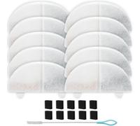 Acmerota Filtre pour Fontaine à Chat pour WF20 CF20, Fontaine à Eau pour Chien, Filtre à Charbon Actif 8+8 pour Fontaine à Boire 68oz/2L pour Chat et Chien.