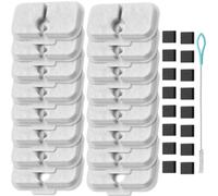 Acmerota Filtre pour Fontaine à Eau pour Chat Remplacement pour PETLIBRO PLWF105 Dockstream pour Tomxcute PLWF115 PLWF305 Fontaine à Eau pour Chat Lot de 16 filtres