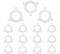 Acmerota Paquet de 15 anneaux réducteurs d'abat-jour E27 à E14, Convertisseurs d'adaptateur E27 à E14 Anneaux adaptateurs pour abat-jour Rondelle de convertisseur d'anneau de lampe